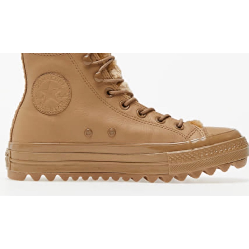 Converse Women’s Chuck Taylor Genuine Leather Hi-Top Sneaker - Picture 1 of 7